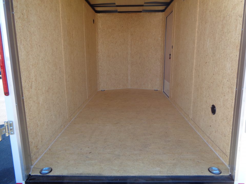 New 2027 Pace American - Out Back DLX - 6x12 V-Nose Tandem Axle 7k Cargo Trailer w/ Rear Ramp Door