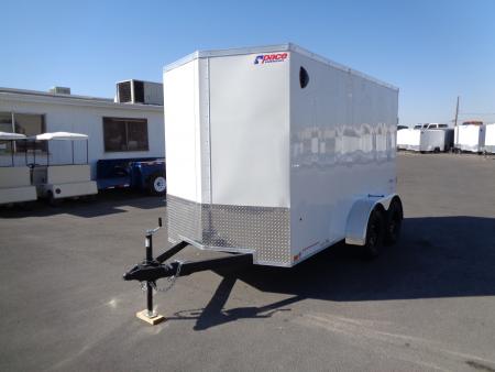 New 2027 Pace American - Out Back DLX - 6x12 V-Nose Tandem Axle 7k Cargo Trailer w/ Rear Ramp Door
