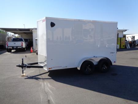 New 2027 Pace American - Out Back DLX - 6x12 V-Nose Tandem Axle 7k Cargo Trailer w/ Rear Ramp Door