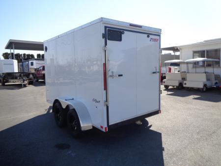 New 2027 Pace American - Out Back DLX - 6x12 V-Nose Tandem Axle 7k Cargo Trailer w/ Rear Ramp Door