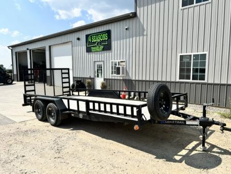 Used 2025 Load Trail 83 X18' TA ATV SIDE RAMPS Utility Trailer