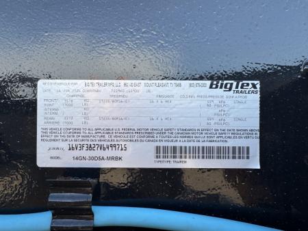 New 2027 Big Tex Trailers 14GN-30D5A Flatbed Trailer