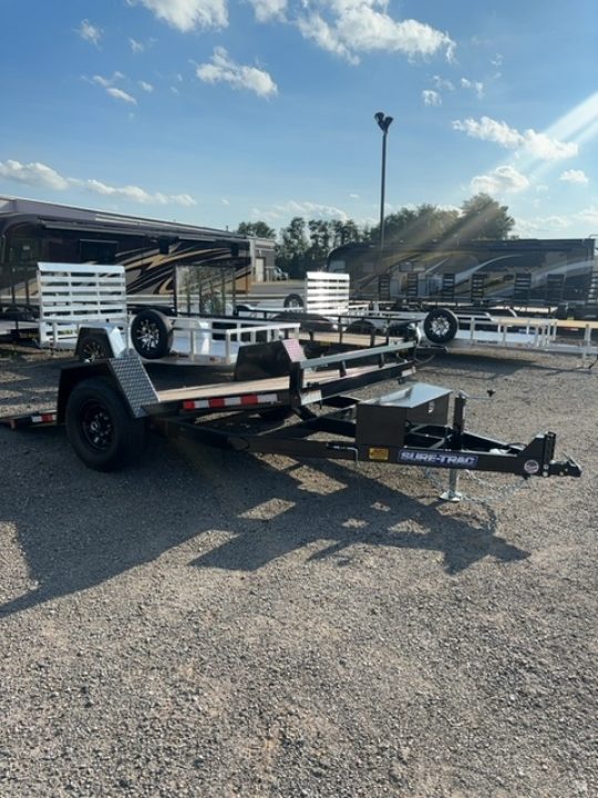 New 2026 Sure-Trac 77'x12 SIngle Axle TIlt Equipment Trailer