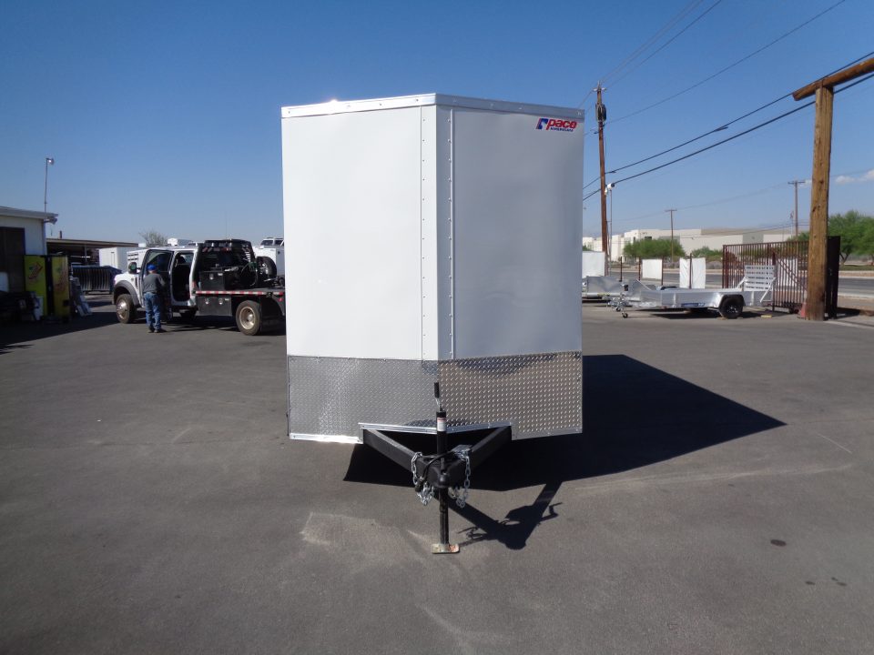 New 2027 Pace American * KP-DX8416-070 * 7x16 Enclosed Cargo Trailer w/ Rear Ramp Door (7K GVWR)