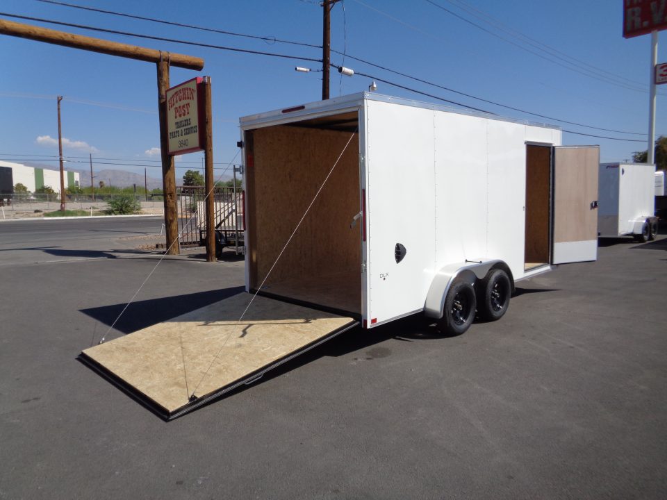 New 2027 Pace American * KP-DX8416-070 * 7x16 Enclosed Cargo Trailer w/ Rear Ramp Door (7K GVWR)