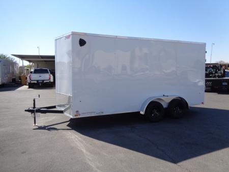 New 2027 Pace American * KP-DX8416-070 * 7x16 Enclosed Cargo Trailer w/ Rear Ramp Door (7K GVWR)