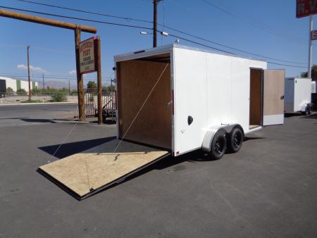 New 2027 Pace American * KP-DX8416-070 * 7x16 Enclosed Cargo Trailer w/ Rear Ramp Door (7K GVWR)