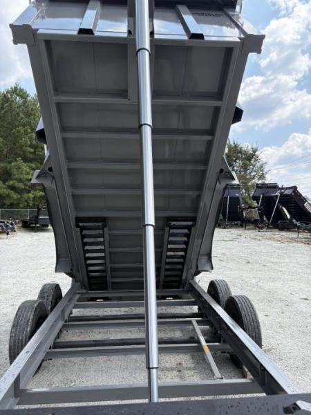 New 2027 Diamond C 82x14' Dump, 44" Sides, 7 Gauge, 3-Way Gate, Ramps LPT207