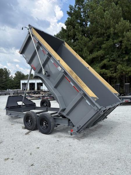 New 2027 Diamond C 82x14' Dump, 44" Sides, 7 Gauge, 3-Way Gate, Ramps LPT207