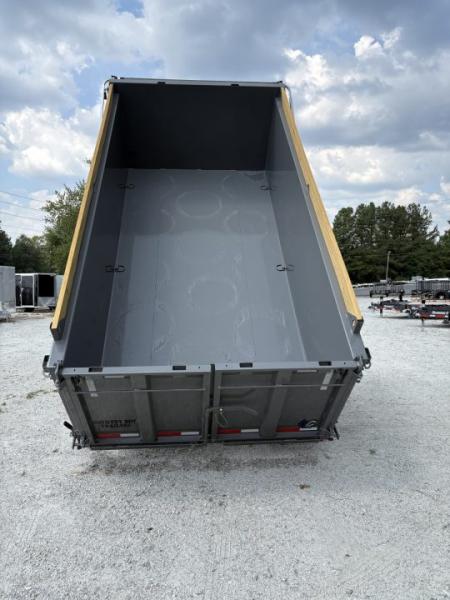 New 2027 Diamond C 82x14' Dump, 44" Sides, 7 Gauge, 3-Way Gate, Ramps LPT207