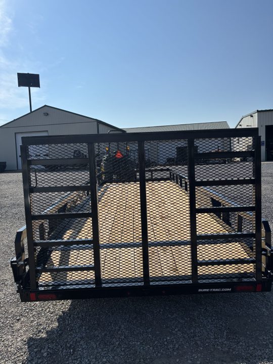New 2027 Sure-Trac 7x20 (18+2) Fully Tubular Beavertail Utility Trailer