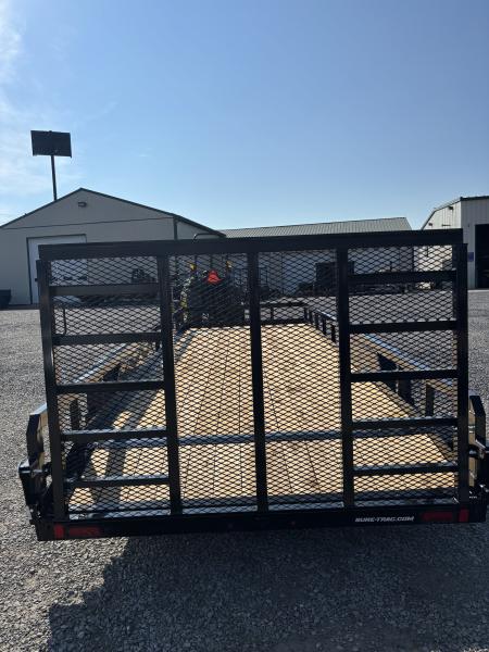 New 2027 Sure-Trac 7x20 (18+2) Fully Tubular Beavertail Utility Trailer