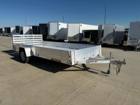 Used 2024 Aluma 8114BT Utility Trailer