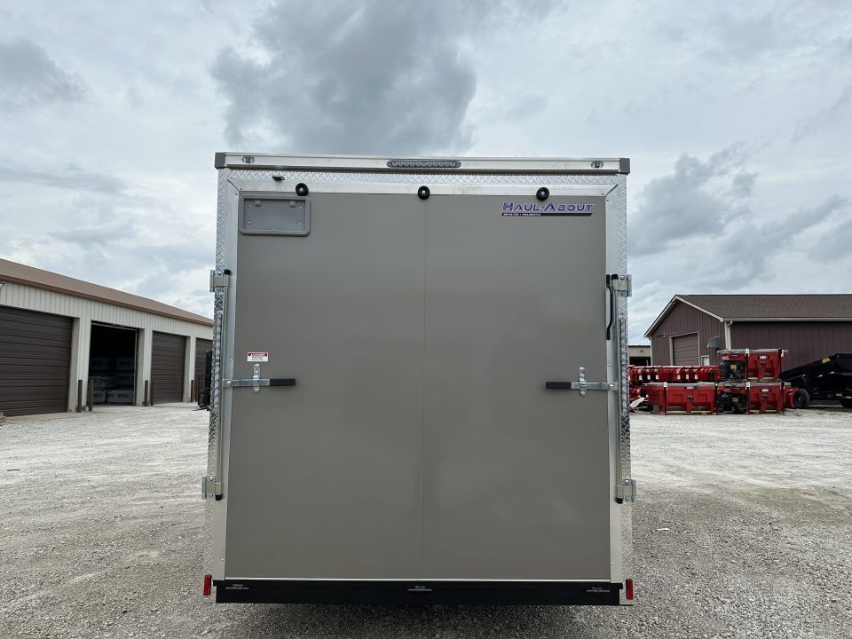New 2027 HAUL-ABOUT 7x14 BOBCAT with 6" extra height, poly silver