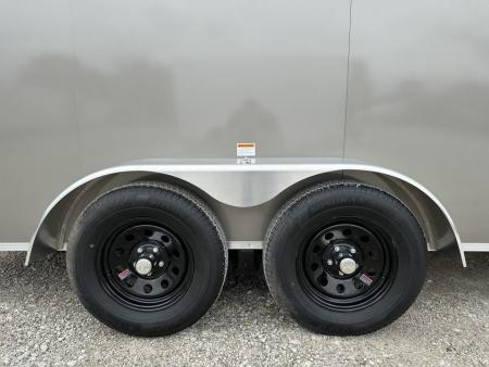 New 2027 HAUL-ABOUT 7x14 BOBCAT with 6" extra height, poly silver