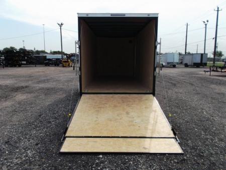 New 2027 Covered Wagon Trailers 7x14 Cargo Trailer / Enclosed Trailer / 7ft Interior / Extra Wide Ramp / 48" RV Door / .080 White Skin