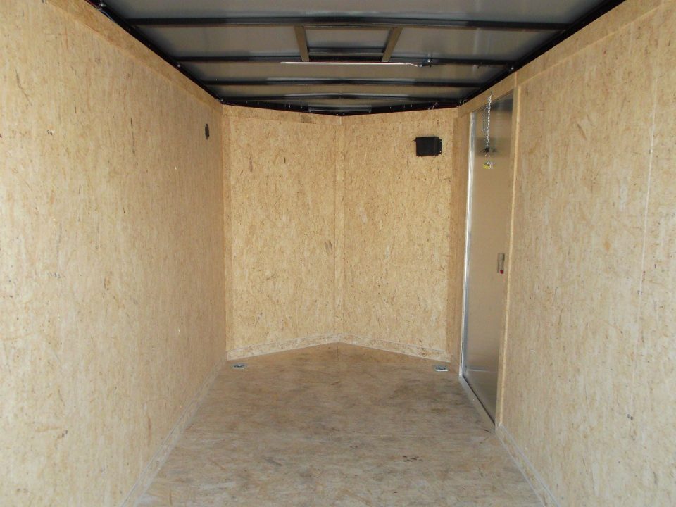 New 2027 Covered Wagon Trailers 6x12 Cargo Trailer / Enclosed Trailer / 6'6" Interior / Extra Wide Ramp / RV Door / .080 White Exterior / (4) D-Rings