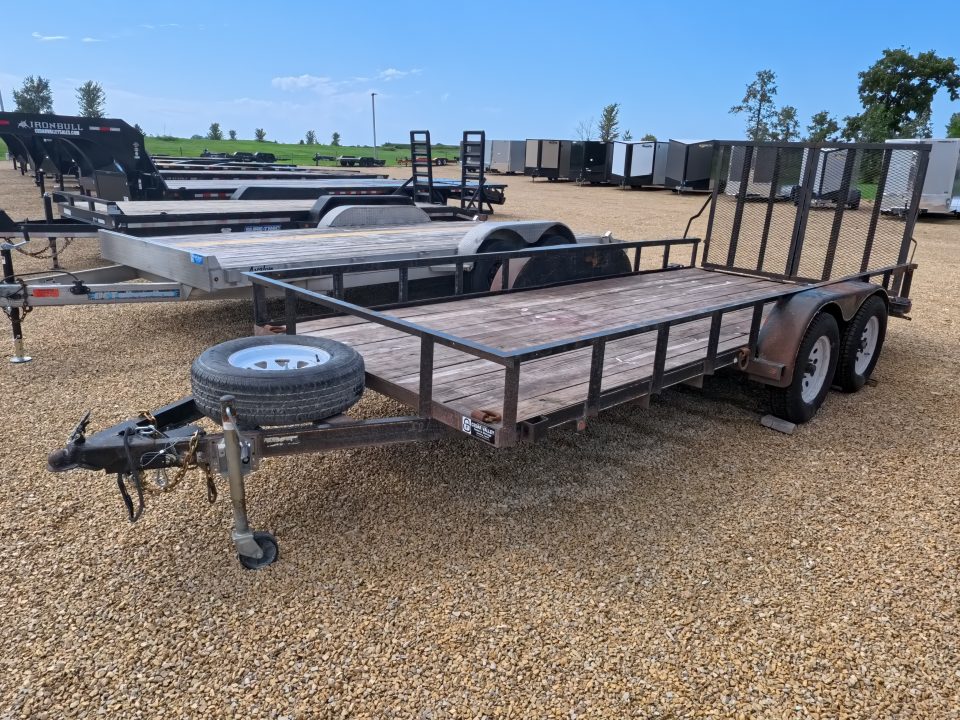Transformer Steel Rails New 2026 H&H Trailers 82 x 14 Rail Side Steel Utility Trailer with 3K ...