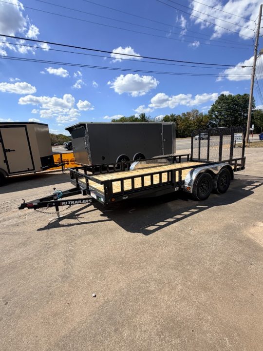 New 2027 PJ Trailers 7K 16' X 83" Tandem Axle Channel Utility Utility Trailer
