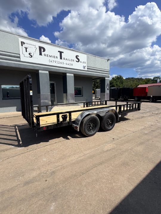 New 2027 PJ Trailers 7K 16' X 83" Tandem Axle Channel Utility Utility Trailer