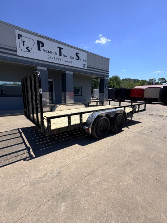 New 2027 PJ Trailers 7K 16' X 83" Tandem Axle Channel Utility Utility Trailer