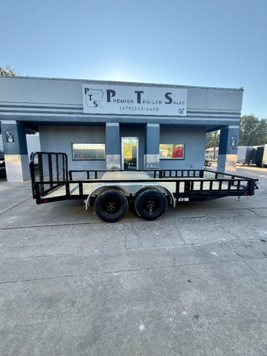 New 2027 PJ Trailers 7K 16' X 83" Tandem Axle Channel Utility Utility Trailer