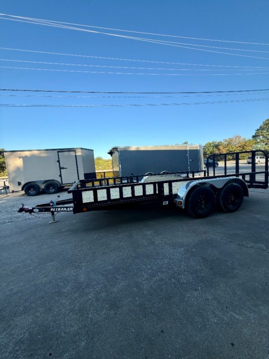 New 2027 PJ Trailers 7K 16' X 83" Tandem Axle Channel Utility Utility Trailer