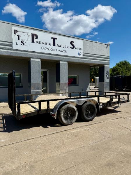 New 2027 PJ Trailers 7K 16' X 83" Tandem Axle Channel Utility Utility Trailer