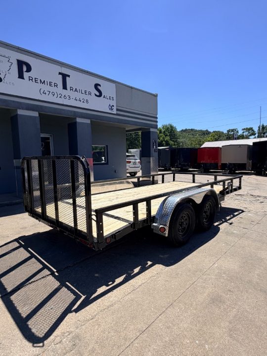 New 2027 PJ Trailers 7K 16' X 83" Tandem Axle Channel Utility Utility Trailer