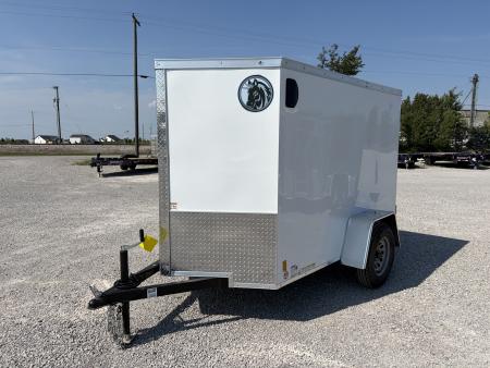 New 2027 Darkhorse Cargo DHW5X8SA30 (5' x 8') 2.9K V-Nose Cargo / Enclosed Trailer