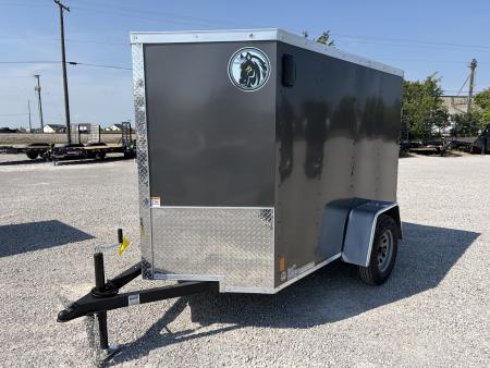 New 2027 Darkhorse Cargo DHW5X8SA30 (5' x 8') 2.9K V-Nose Cargo / Enclosed Trailer