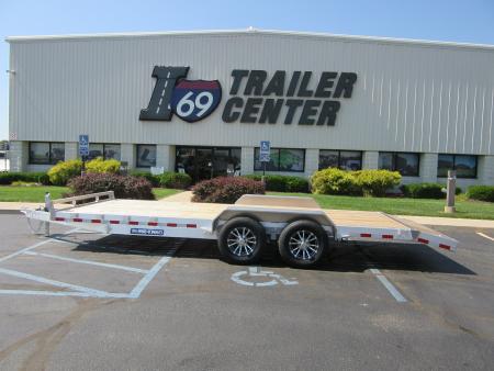 New 2026 Sure-Trac 7 x 20 (18+2) STCHWA8220-100 Aluminum Car Hauler 10K