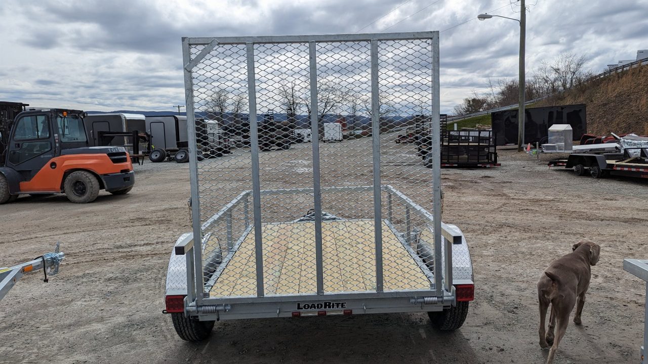 New 2027 Load Rite 5x8 ALL GALVANIZED Utility w/ Spring Assist Gate