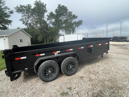 New 2027 H&H Trailers 83x16 Industrial 14K Scissor Dump Trailer