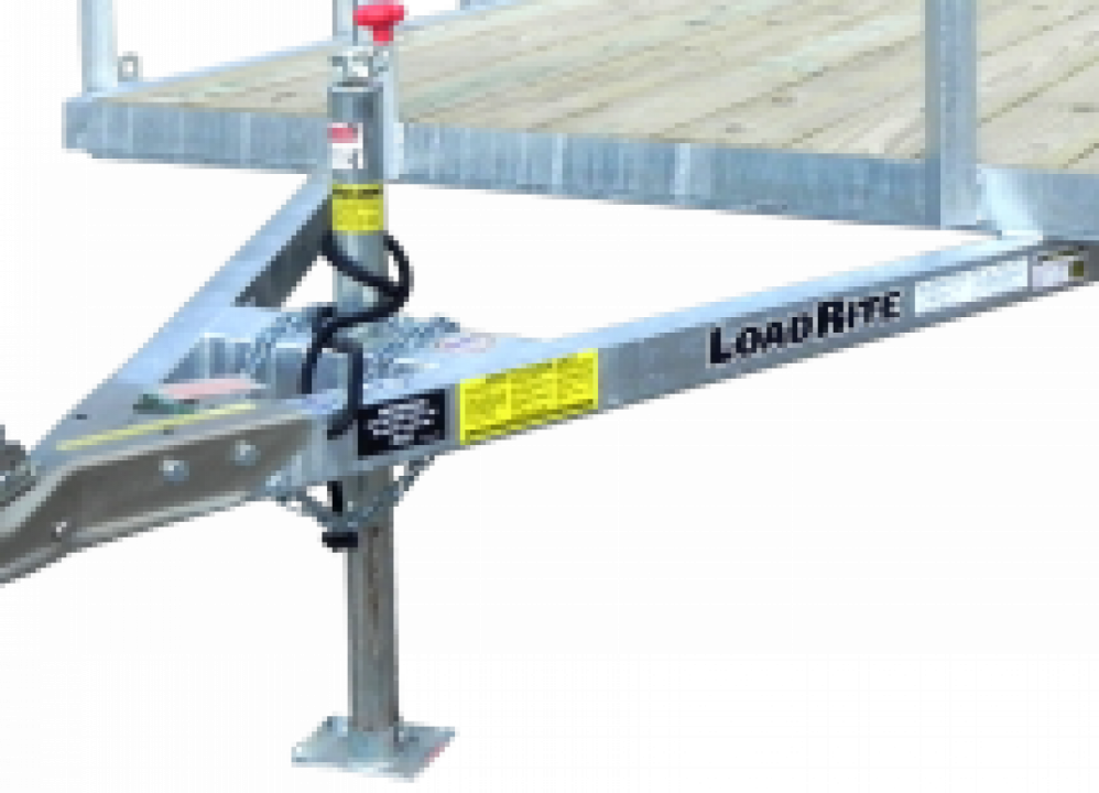 New 2027 Load Rite 6'8" x 12 ALL GALVANIZED Utility w/ Spring Assist Gate