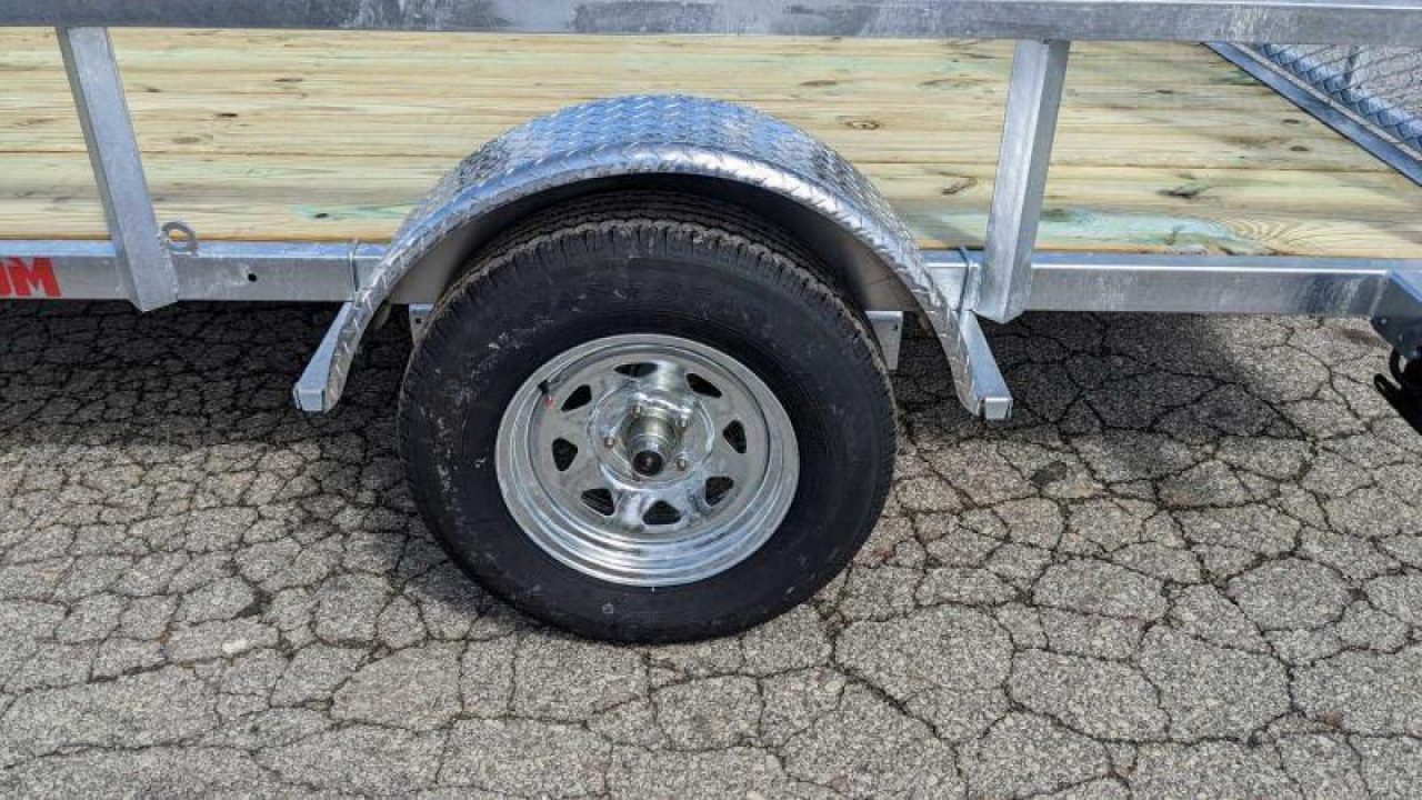 New 2027 Load Rite 6'8" x 12 ALL GALVANIZED Utility w/ Spring Assist Gate