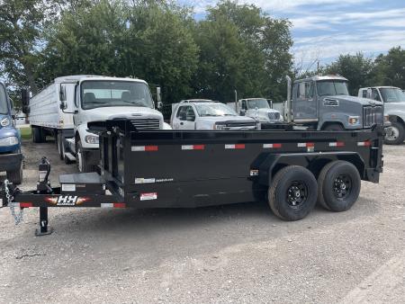 New 2027 H&H Trailers 83x14 Industrial 14K Scissor Dump Trailer