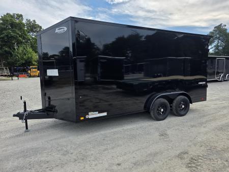 New 2027 Formula Trailers 7.5X16 UTV SXS SCREWLESS 080 BLACKOUT TRIM GOLF CART 7.5 X 16 Cargo / Enclosed Trailer