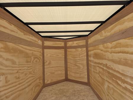 New 2026 Cross Trailers 5X8 screwless CARGO ENCLOSED TRAILER 5 X 8 Cargo / Enclosed Trailer
