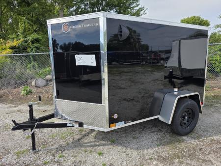 New 2026 Cross Trailers 5X8 screwless CARGO ENCLOSED TRAILER 5 X 8 Cargo / Enclosed Trailer