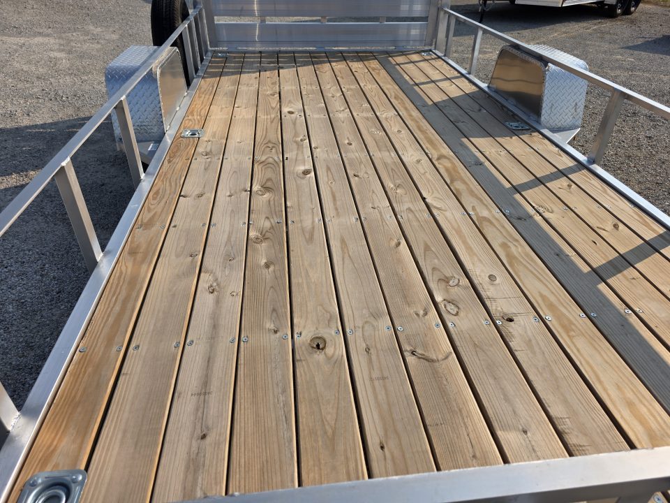 New 2026 Stealth Trailers ALUMINUM 7X14 OPEN *BRAKES* ALUMINUM WHEELS SPARE TIRE 7 X 14 Utility Trailer