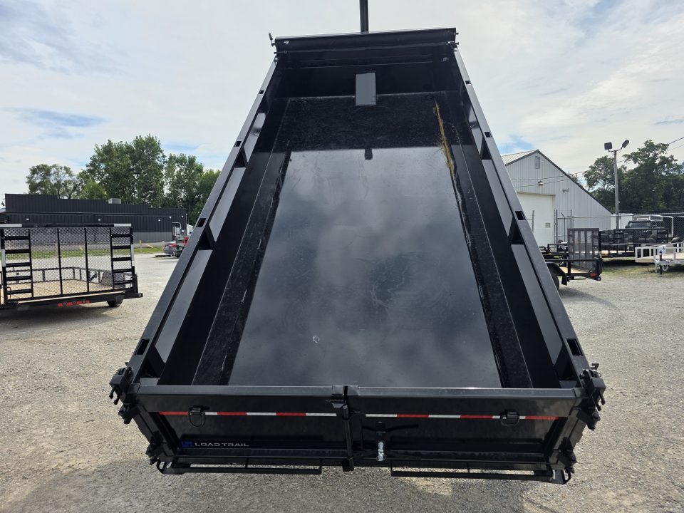 New 2027 Load Trail 83X16 14K TELESCOPIC DUMP TRAILER 24" SIDE 7 GAUGE FLOOR COMMERCIAL 83 X 16 Dump Trailer