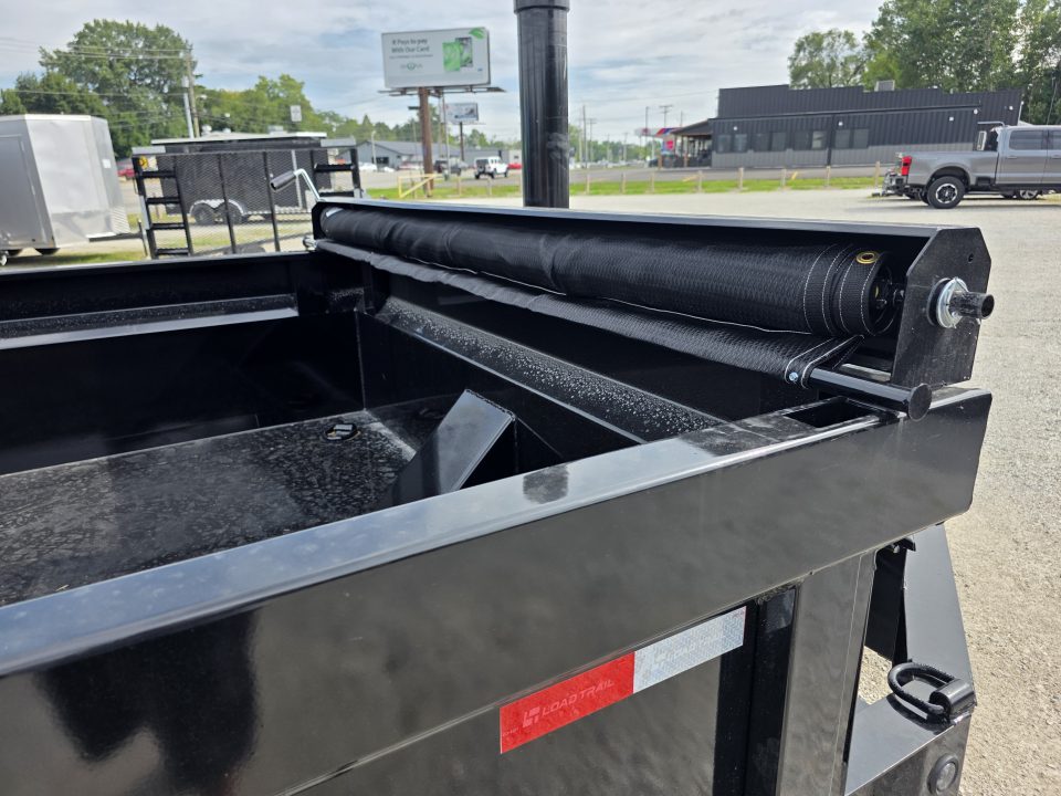 New 2027 Load Trail 83X16 14K TELESCOPIC DUMP TRAILER 24" SIDE 7 GAUGE FLOOR COMMERCIAL 83 X 16 Dump Trailer