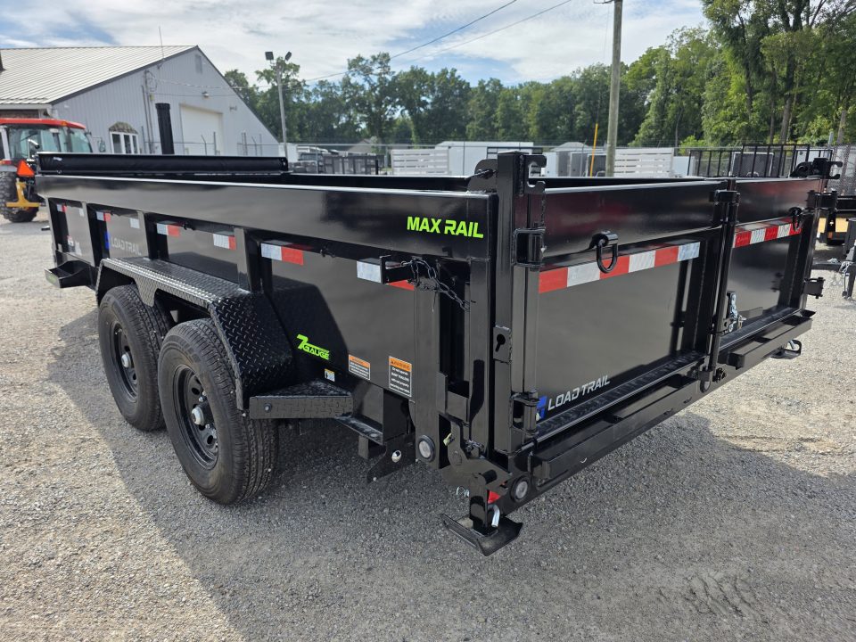 New 2027 Load Trail 83X16 14K TELESCOPIC DUMP TRAILER 24" SIDE 7 GAUGE FLOOR COMMERCIAL 83 X 16 Dump Trailer