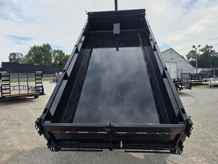 New 2027 Load Trail 83X16 14K TELESCOPIC DUMP TRAILER 24" SIDE 7 GAUGE FLOOR COMMERCIAL 83 X 16 Dump Trailer