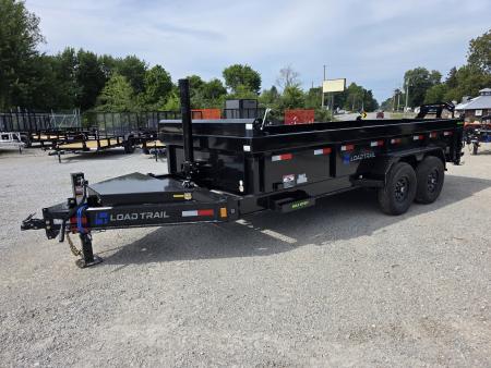 New 2027 Load Trail 83X16 14K TELESCOPIC DUMP TRAILER 24" SIDE 7 GAUGE FLOOR COMMERCIAL 83 X 16 Dump Trailer