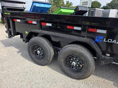 New 2027 Load Trail 83X16 14K TELESCOPIC DUMP TRAILER 24" SIDE 7 GAUGE FLOOR COMMERCIAL 83 X 16 Dump Trailer