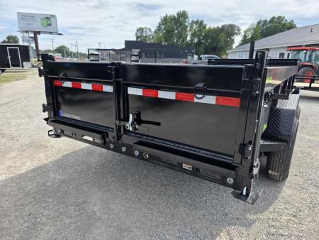 New 2027 Load Trail 83X16 14K TELESCOPIC DUMP TRAILER 24" SIDE 7 GAUGE FLOOR COMMERCIAL 83 X 16 Dump Trailer
