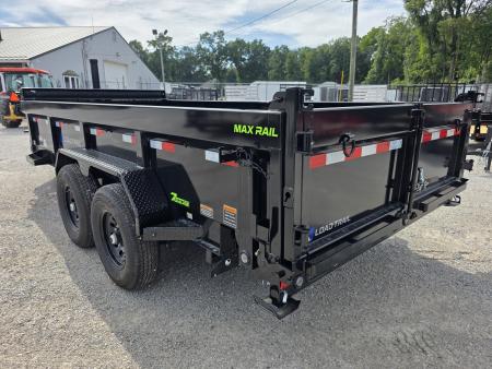 New 2027 Load Trail 83X16 14K TELESCOPIC DUMP TRAILER 24" SIDE 7 GAUGE FLOOR COMMERCIAL 83 X 16 Dump Trailer