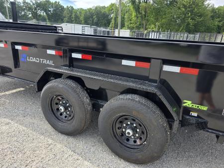 New 2027 Load Trail 83X16 14K TELESCOPIC DUMP TRAILER 24" SIDE 7 GAUGE FLOOR COMMERCIAL 83 X 16 Dump Trailer
